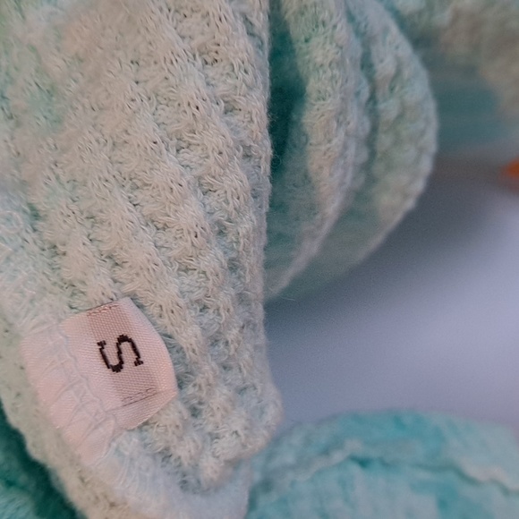 BUCKETLIST Ble And White  Thermal Knit Tie Dye Top - Picture 7 of 7